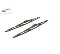 2x Balai d'essuie-glace avant sans spoiler 3 397 118 408 BOSCH pour VW