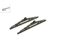 Bosch Balais d'Essuie-Glace Plats Conventionnel Twin 280, Longueur: 280mm/280mm - 1 Paire de Balais avant