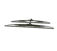 2x Balai d'essuie-glace avec spoiler 3 397 001 728 BOSCH pour SSANGYONG FIAT