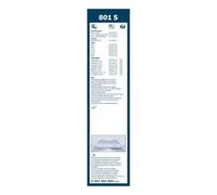 2x Balai d'essuie-glace avec spoiler 3 397 001 802 BOSCH pour VW VOLVO PORSCHE