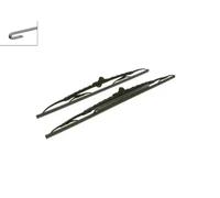 2x Balai d'essuie-glace avec spoiler 3 397 010 300 BOSCH pour MITSUBISHI RENAULT