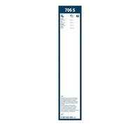 Bosch Balai d'essuie-glace Twin 706S – 700/500 mm Avant – 2 pièces
