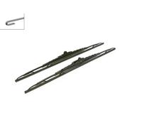 2x Balai d'essuie-glace avec spoiler 3 397 118 334 BOSCH pour PEUGEOT CITROËN
