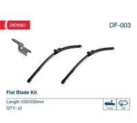 2x Balai d'essuie-glace plat DF-003 DENSO pour SKODA FABIA I A trois volumes