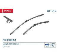 2x Balai d'essuie-glace plat DF-012 DENSO pour SKODA VW