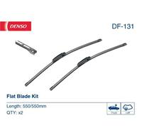 DENSO Balai d'essuie-glace DF-131 plat 550 mm avant - 2 pièces