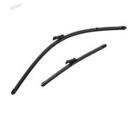 2x Balai d'essuie-glace plat DF-214 DENSO pour CHEVROLET FIAT HYUNDAI KIA NISSAN