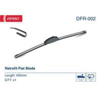 2x Balai d'essuie-glace plat DFR-002 DENSO pour NISSAN VW OPEL KIA RENAULT AUDI