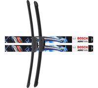 Bosch Balais d'Essuie-Glace Plats Aerotwin Retrofit AR450S, Longueur: 450mm/450mm - 1 Paire de Balais avant