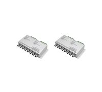 2X Balun VidéO Passif pour CaméRas TVI CVI AHD CCTV Via Paires TorsadéEs Balun VidéO UTP 8CH ÉMetteur-RéCepteur BNC Vers UTP RJ45(8CH)