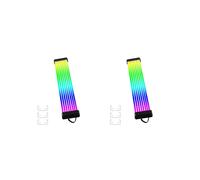 2X Bande LED RVB Carte de Synchronisation ARGB pour Alimentation D'Ordinateur Carte Graphique GPU Boîtier de Câble Carte Graphique Neon 8PIN