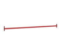 2x Barres Fixes d'Exercice 125 cm Acier Rouge Retournement Gymnastique vidaXL