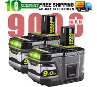 2x Batterie 9.0Ah de rechange Pour Ryobi One+ Plus P108 Lithium 18V RB18L50 P104