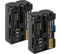 2X Batterie Accumulateurs Blumax Gold Edition Np-Fm500H (2040Mah) Compatibles Avec Divers Modèles D'Appareil Photo Numérique Sony[Z3818]