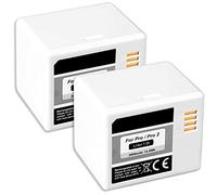 2X Batterie Compatible avec Arlo Pro, Arlo Pro 2 Sicherheitskamera [Li-ION - 2000 mAh - 7.2V - Remplacement pour Original-Batterie VMA4400]