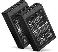 2X Batterie Compatible avec Olympus Pen E-PL9 PL1 PL10 PL2 PL3 PL5 PL6 PL7 E-PL8 E-P3 E-PM1 Stylus 1s BLS-50 BLS-5 1000mAh 7.2V - 7.4V