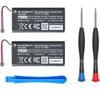 2X Batterie de Remplacement pour Contrôleur Joy-Con Switch, HAC-006 Batterie Li-ION Interne Rechargeable pour Nintendo Manette Joy Con Gauche et Droite avec Kit d'outils de Réparation