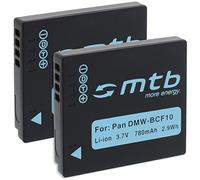 2X Batterie DMW-BCF10E Compatible avec Panasonic Lumix DMC-FT1, FT2, FT3, FT4, FX40, TS4... (Voir descriptif)