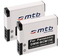 2X Batterie DMW-BCM13 Compatible avec Panasonic Lumix DMC-FT5 / TZ55, TZ60, TZ61 / ZS35, ZS40... Voir descriptif!