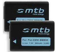 2X Batterie DMW-BMB9E Compatible avec Panasonic Lumix DMC/Compatible avec Leica BP-DC9 … Voir descriptif!