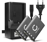 2X Batterie En-El10 Compatible Avec Nikon Coolpix S3000 S3400 S200 S202 S203 S205 S210 S220 S225 S230 S4000 S500 S5100 S520 S570 S600 S60 700Mah 3.6V - 3.7V + Chargeur
