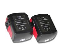2x Batterie Li-Ion 4000mAh (14.4V) vhbw pour outils SFL Flashlight, SID 144-A CPC Impact Driver comme Hilti B144, B-144.