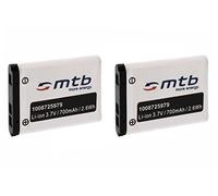 2X Batterie NP-80 Compatible avec Casio Exilim EX-S8, Z1, Z2, Z16, Z28, Z32, Z33, Z35...Voir liste!