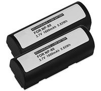2X Batterie NP-80 pour Fuji Fujifilm Finepix 4800, 4900, 6800, 6900 Zoom / MX500, MX600, MX700