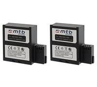 2X Batterie pour AEE Magicam S51, S60, S70... / Veho MUVI K2 / Nilox F-60 Evo (4K) / KitVision Edge HD30W [3.7V - 1450mAh - Infochip] // Caméscope - Caméra d'action