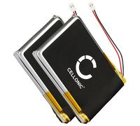 2x Batterie pour casque audio Jabra Pro 9400, Pro 9450, Pro 9460, Pro 9465, Pro 9470 - 14192-00,AHB412434PJ 230mAh