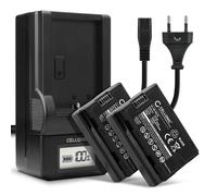 2x Batterie pour FujiFilm GFX 50S II 2250mAh + Chargeur