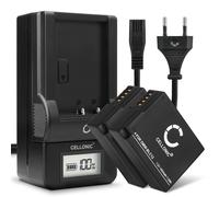 Cellonic Batterie compatible Leica Q (Typ 116), V-LUX 4/5, BP-DC12 - 1000mAh + Chargeur - 2x