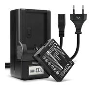 2x Batterie pour Panasonic Lumix DMC-ZS7 900mAh + Chargeur
