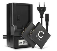 2x Batterie pour Sony Cyber-shot DSC-TX9 580mAh + Chargeur