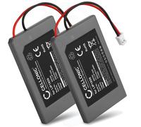 2x Batterie Pour Sony Playstation 3 Sixaxis Controller (Ps3 Sixaxis Cechzc1e,Cechzc1h,Cechzc1j,Cechzc1u) - Lip1859,Lip1472 (650mah) Batterie Rechange