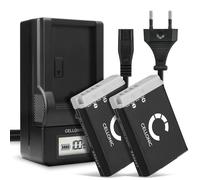 2x Batterie remplacement Canon NB-13L 1010mAh + Chargeur