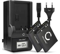 2X Batterie Remplacement EN-EL19, NP-BJ1 pour CoolPix W150 W100, A100 A300, S33 S2600 S2700 S2800 S3100 S3300 S3500 S3700, 700mAh + Chargeur MH-66 Accu Rechange Appareil Photo