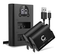 2x Batterie remplacement GoPro CPSS1B 1900mAh + Chargeur Double