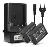 Cellonic Batterie 2x compatible avec Olympus OM System OM-1, BCX-1, BLX-1 – 2260mAh 7,2V Lithium Ion