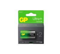 2x Batteries Alcalines GP Ultr D LR20 1,5V Durables Blister