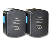 2x Batteries Ni-MH 3300mAh (14.4V) vhbw pour outils DV 14DVA, DV 14DVKS, DV 14DVL, G 14DL comme Hitachi 315128, 315129, 315130, 319104, 319933.