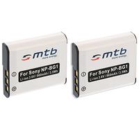 2X Batteries NP-BG1, FG1 Compatible avec Sony DSC-H3 H7 H9...T20 T25...W30 W35 W40...+Voir liste!