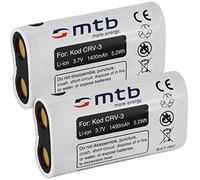 2x Batteries pour Kodak CR-V3 CRV-3 CRV3 / Olympus LB-01E / Samsung SBP-1103, SBP-1303... - voir liste!