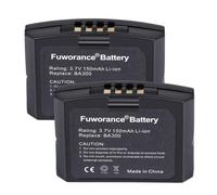 2X Batteries pour Sennheiser EKI 830 BA-300 IS410 RI410 | 3,7V 150mAh, pour Sennheiser BA-300, 916106, HC-BA300, SET 830, SET 840, RS4200. Inclut 3 tournevis cruciformes.