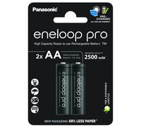 2x Batteries Rechargeables Panasonic Eneloop Pro AA 2500mAh 1,2V NiMH