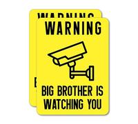 2X Big Brother is Watching You Sticker Decal Car Mailbox Bin Van Truck
