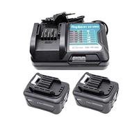 2X BL1041B Batterie 10.8V & 12V 4,0Ah + Chargeur DC10WD pour Batterie Makita BL1016 Bl1021B BL1020B BL1040B pour Makita Tool DF031D DF0331D TD110D JR103D JR105D MP100DZ HSS01D HP332D DC10SB 197339-1