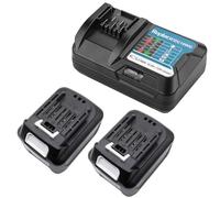 2X BL1041B Batteries avec Chargeur Compatible avec Makita 12V CXT 4Ah BL1015 BL1016 BL1021B BL1041B BL1020B BL1040B