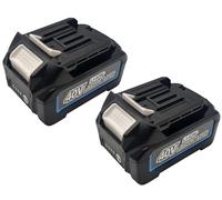 2X BL4020 Batterie pour Makita BL4020 BL4025 BL4040 BL4050B BL4050F 191B36-3 191L29-0 191X65-8 191B26-6, pour Makita 40V LS004GZ MP001G MR006G MR007G MR009G CF001G DF001G GA003G GA005G GA011G GA013G