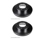 2x Blue Print ADM54377 Disque Avant pour Ford Ranger Et Mazda Série B ONU
